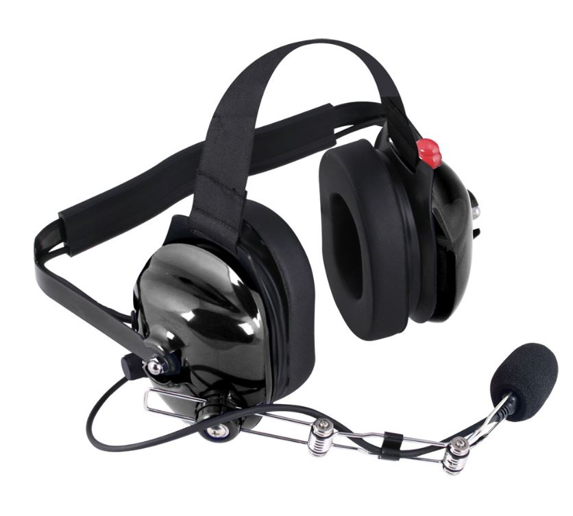 Rugged Radios H42 Black 2Way Radio Headset