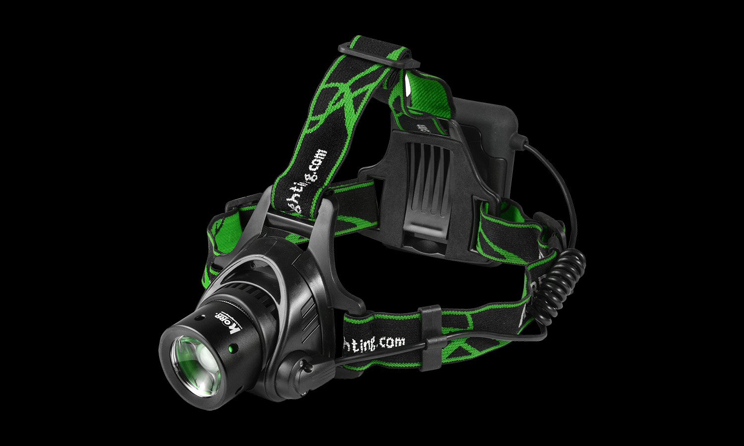 Korr Lighting 10w LED Headlamp (Green) Seven Slot Off Road